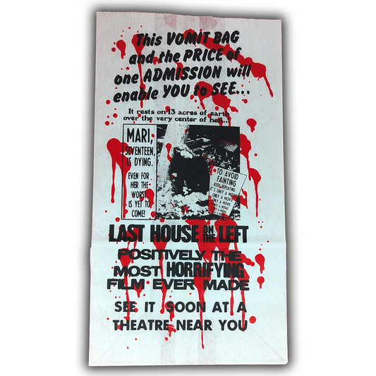 Last House on the Left Vomit Bag (Bloody Variant)