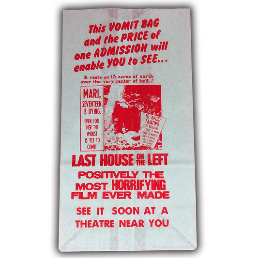 Last House on the Left Vomit Bag
