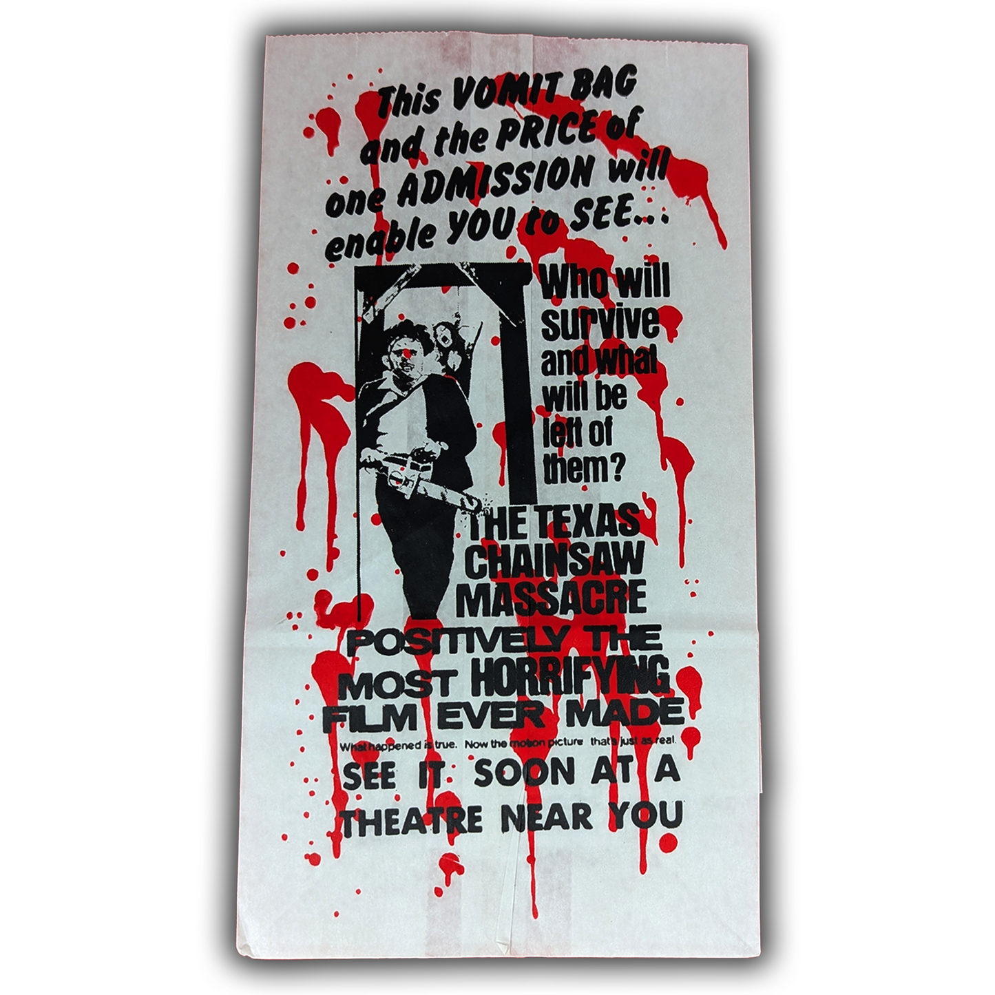 Texas Chainsaw Massacre Vomit Bag (Bloody Variant)