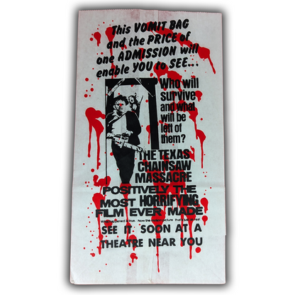 Texas Chainsaw Massacre Vomit Bag (Bloody Variant)