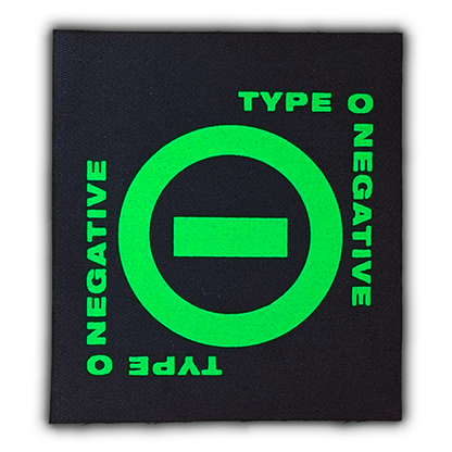 Type O Negative Logo Green Patch